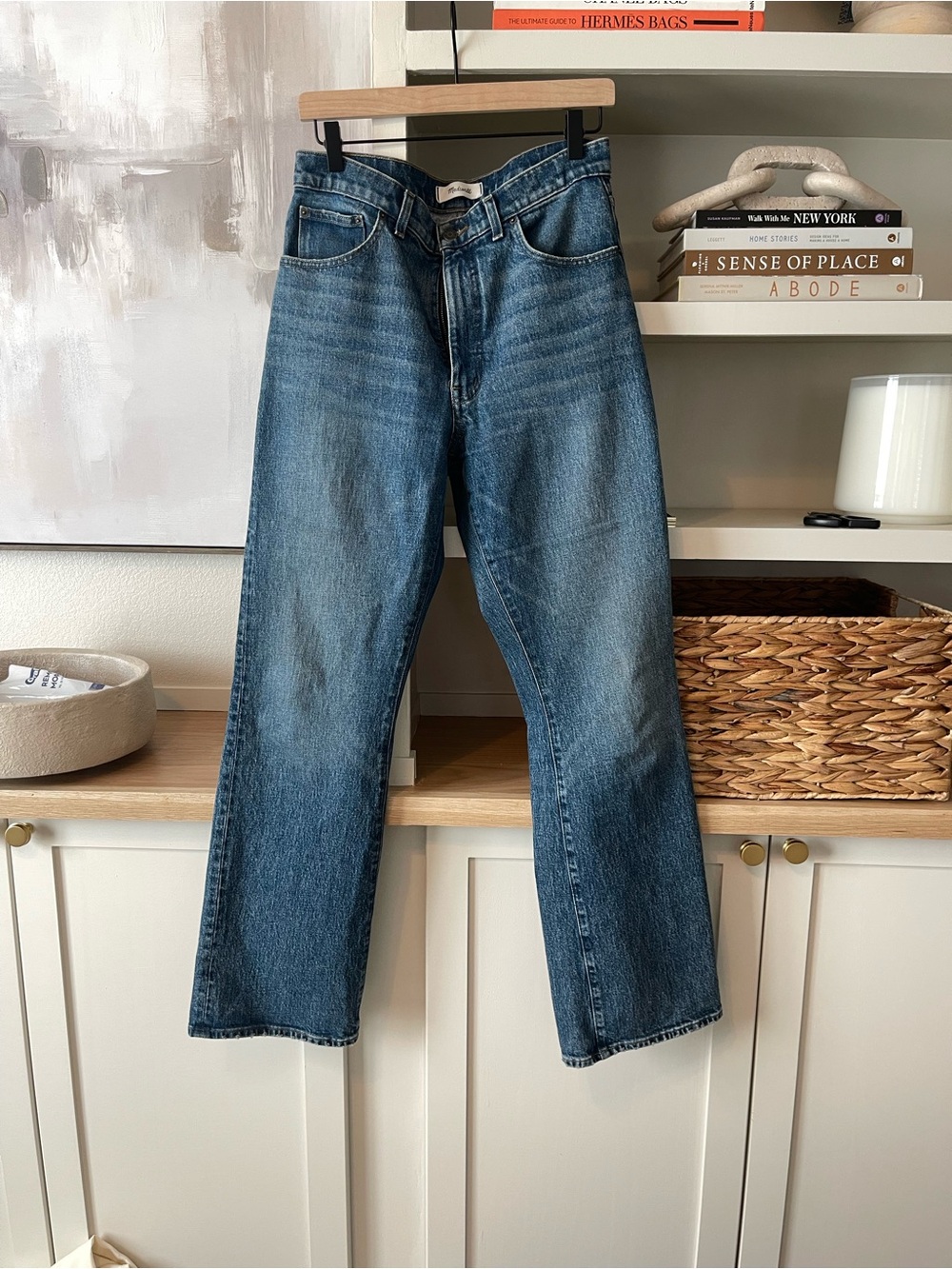 Madewell Women's Boot Cut Jeans - Blue Wash